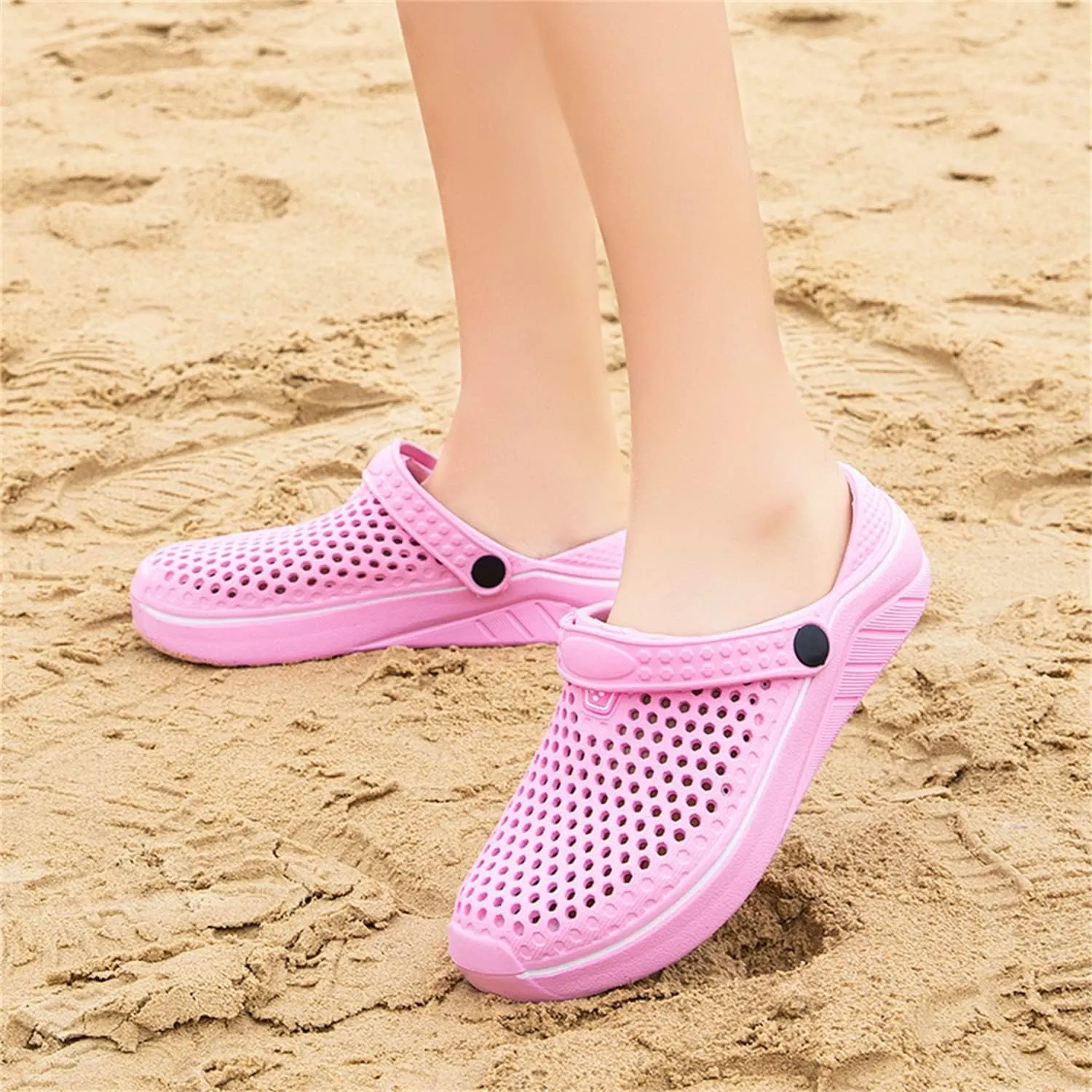 DRESER Women's Garden Clogs Breathable Shoes Bathing Shoes Beach Shoes Water Shoes Footwear Slippers Walking Shoes Home Travel Shoes