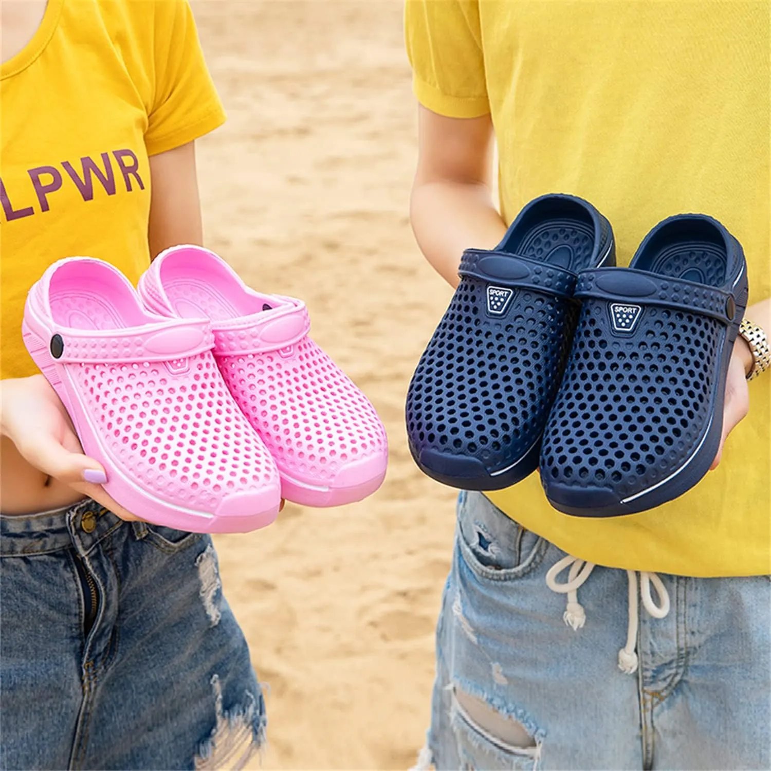 DRESER Women's Garden Clogs Breathable Shoes Bathing Shoes Beach Shoes Water Shoes Footwear Slippers Walking Shoes Home Travel Shoes