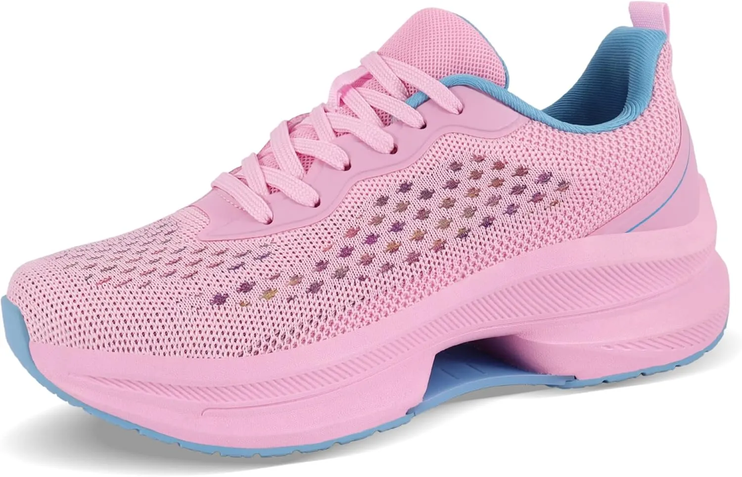 Dresofu Women's Casual Breathable Walking Non-Slip Shoes Platform Lightweight Jogging Tennis Sneakers