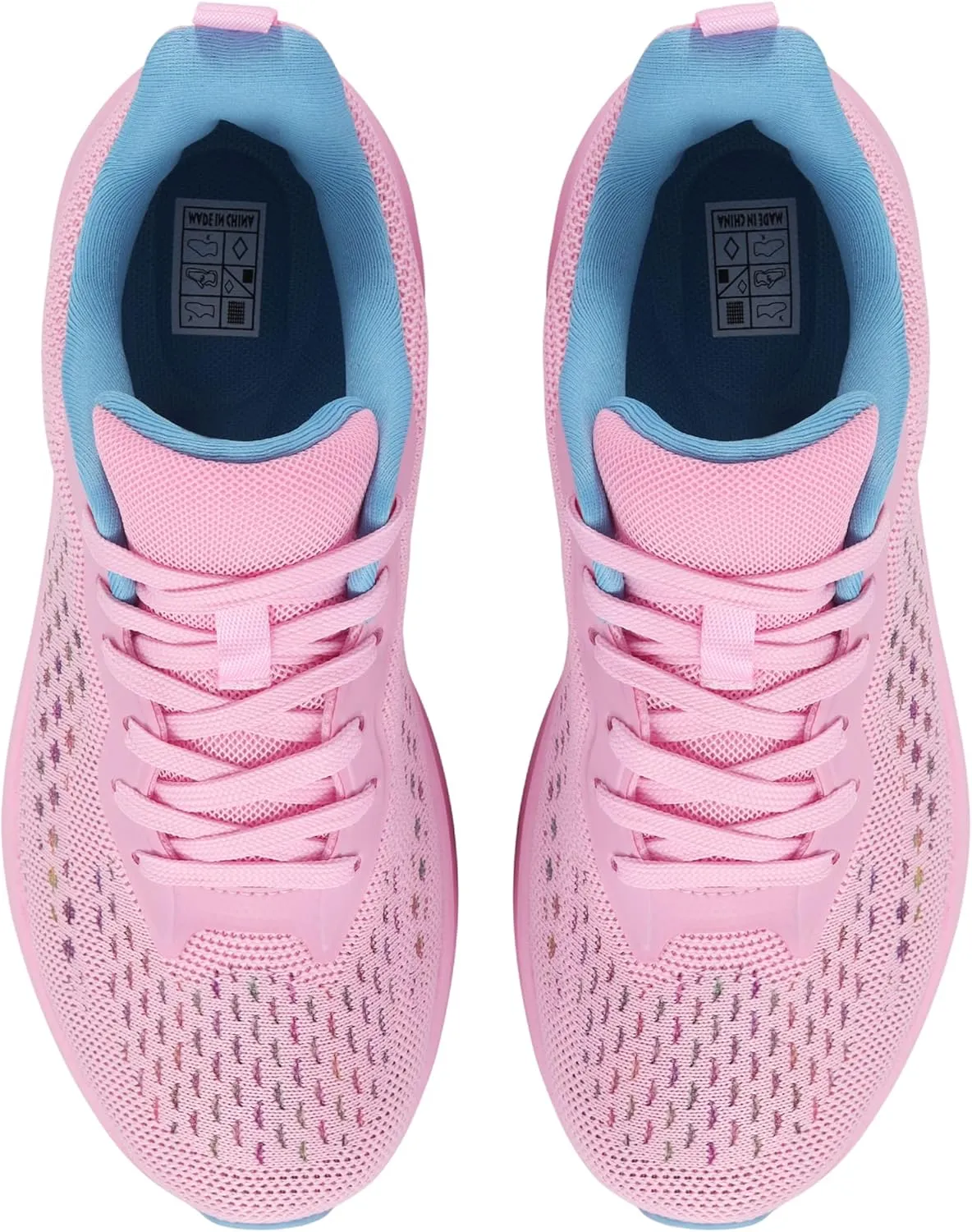 Dresofu Women's Casual Breathable Walking Non-Slip Shoes Platform Lightweight Jogging Tennis Sneakers