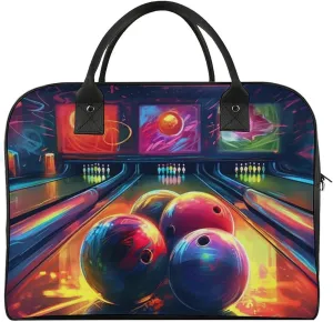Duffle Bag for Travel Tote Bag Crossbody Bags Bowling Balls Printed Gym Bag Shoulder Bag Travel Handbag for Men Women