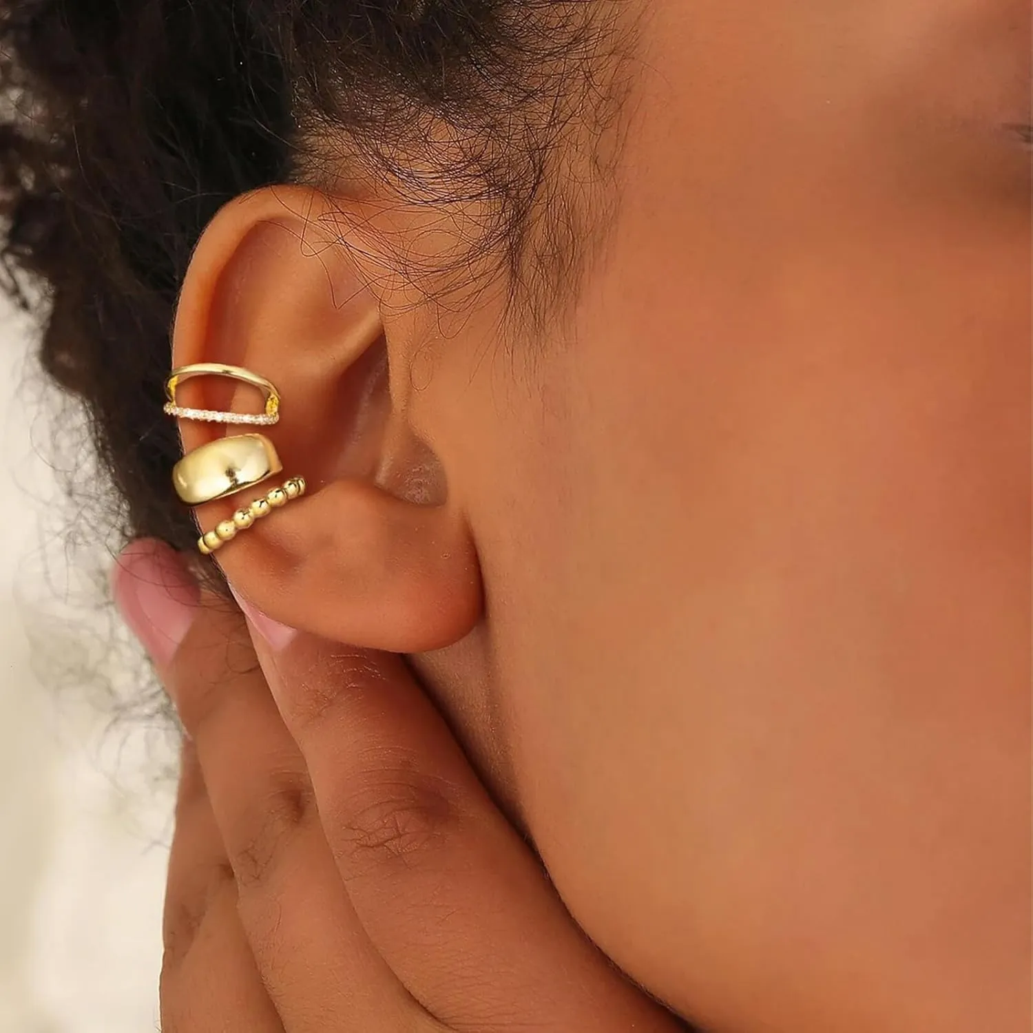 Ear Cuff Earrings for Women Ear Cuffs Non Piercing Jewelry Trendy Stuff Ears Clip on Cartilage Earring Fake Earrings Christmas Gifts Stocking Stuffers
