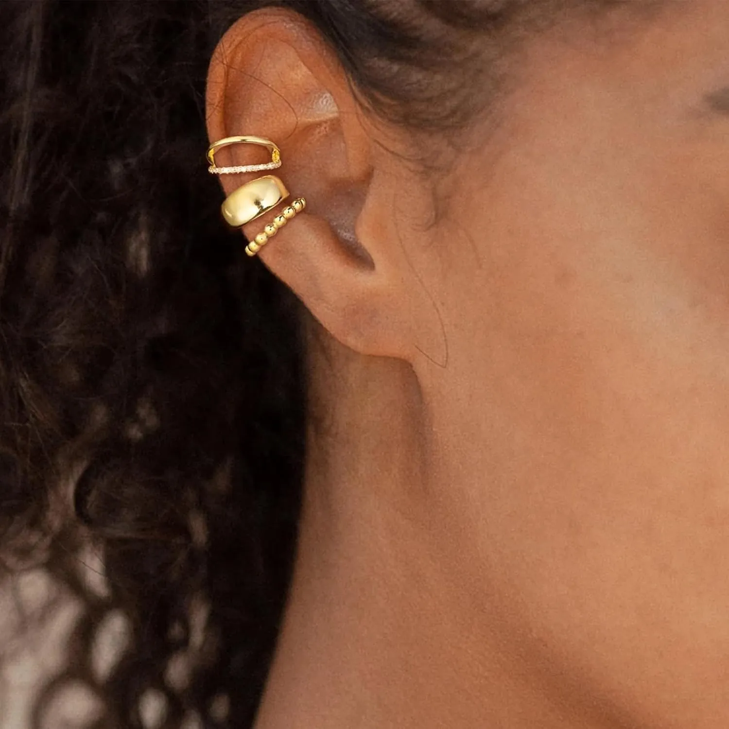 Ear Cuff Earrings for Women Ear Cuffs Non Piercing Jewelry Trendy Stuff Ears Clip on Cartilage Earring Fake Earrings Christmas Gifts Stocking Stuffers