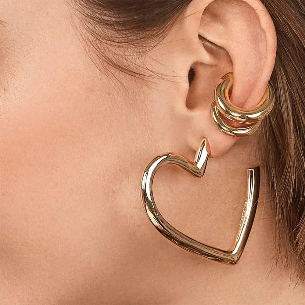 Ear Cuffs for Women, Huggie Ear Cuff,Non Pierced Ear Clips Cartilage Earring