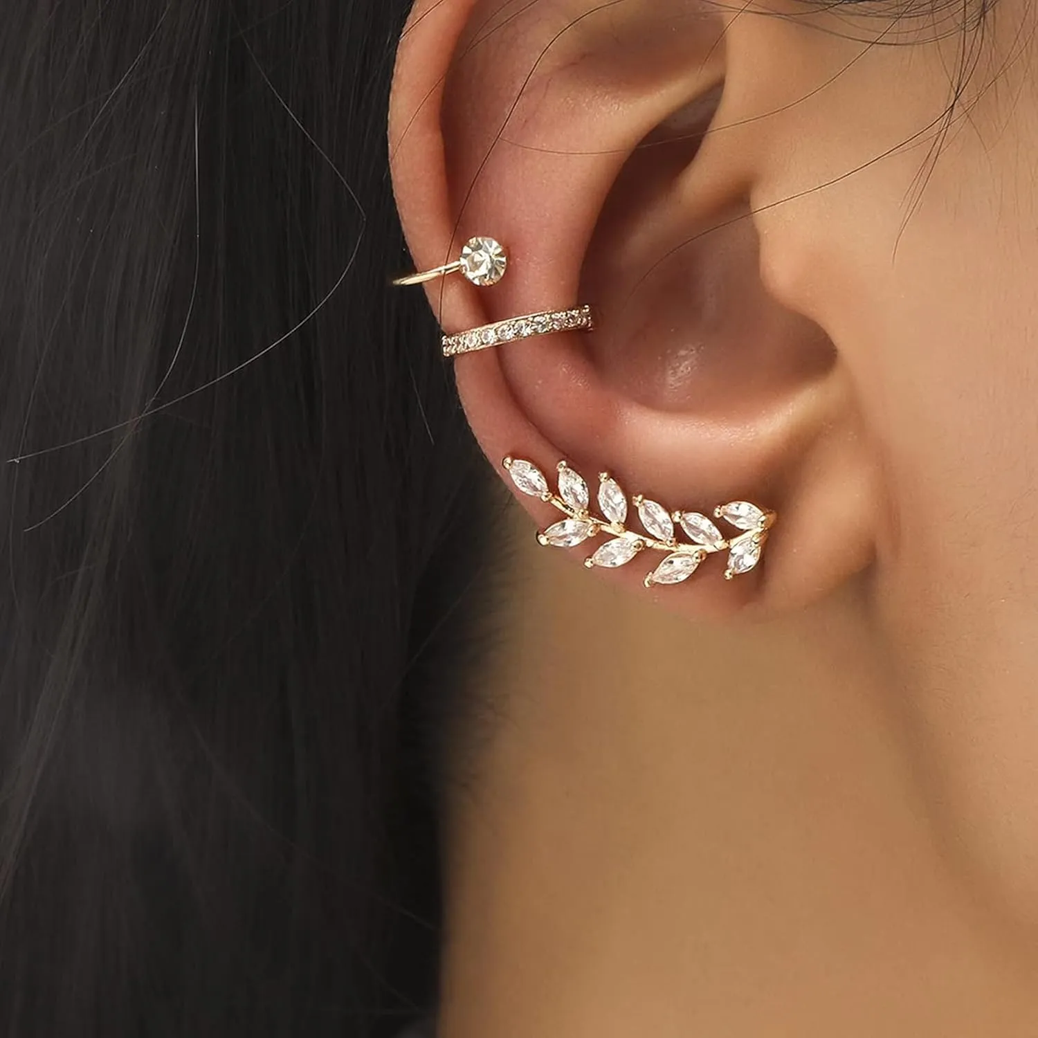 Ear Cuffs Non Piercing Ear Cuff Earrings for Women Trendy Stuff Ear Cuffs Earrings Cartilage Earring Jewelry Couple Gifts Boho Summer Beach Essentials