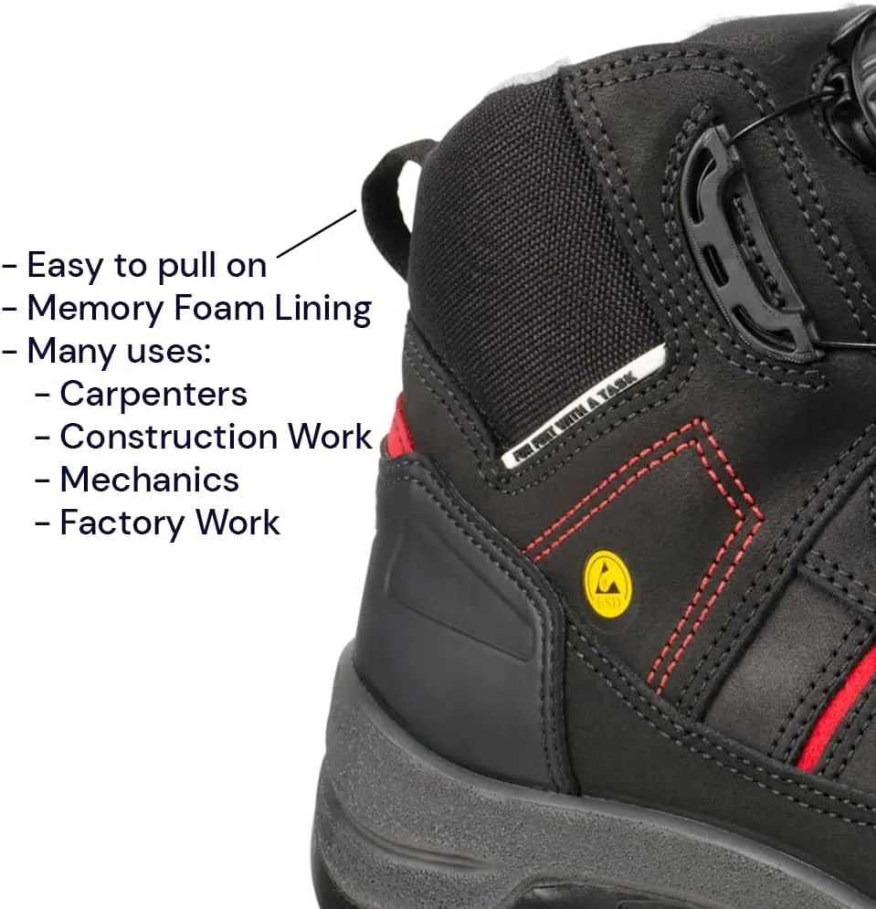 Ejendals JALAS 1718 Zenit Safety boot - Work shoes for men and women - S3/SRC - Highest Protection Level - Toecap