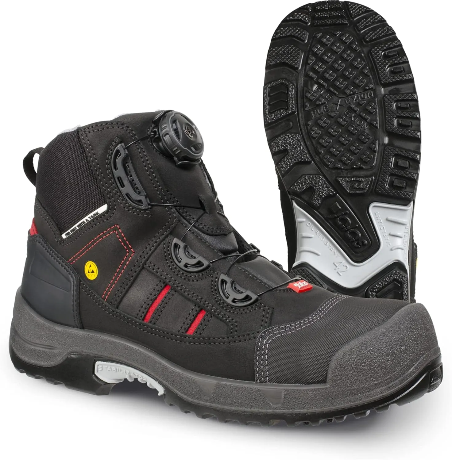 Ejendals JALAS 1718 Zenit Safety boot - Work shoes for men and women - S3/SRC - Highest Protection Level - Toecap