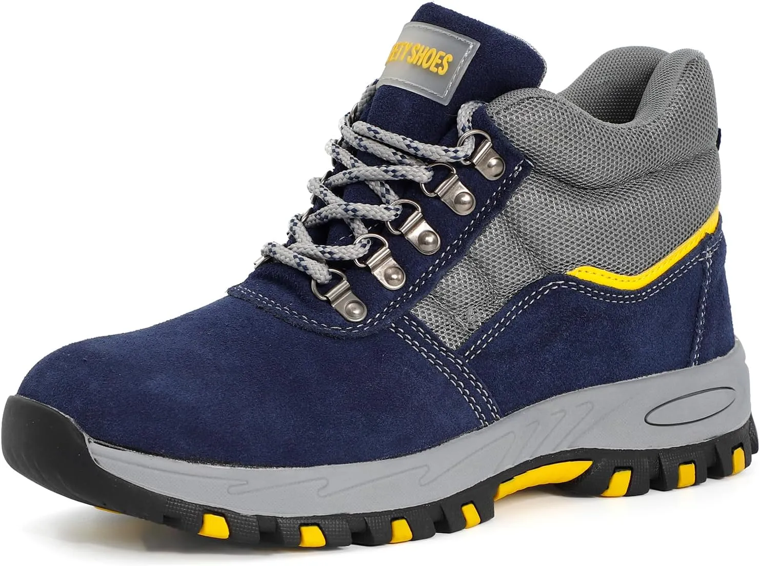 ESTAMICO Steel Toe Work Boots For Men Puncture Proof Industrial & Construction Boot Waterproof Safety Shoes