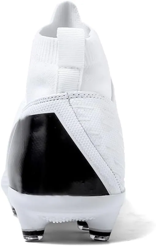 ESXGED Unisex Womens Soccer Cleats Shoes Mens Ankle Sock Football Boots Training Athletic Turf Sneakers