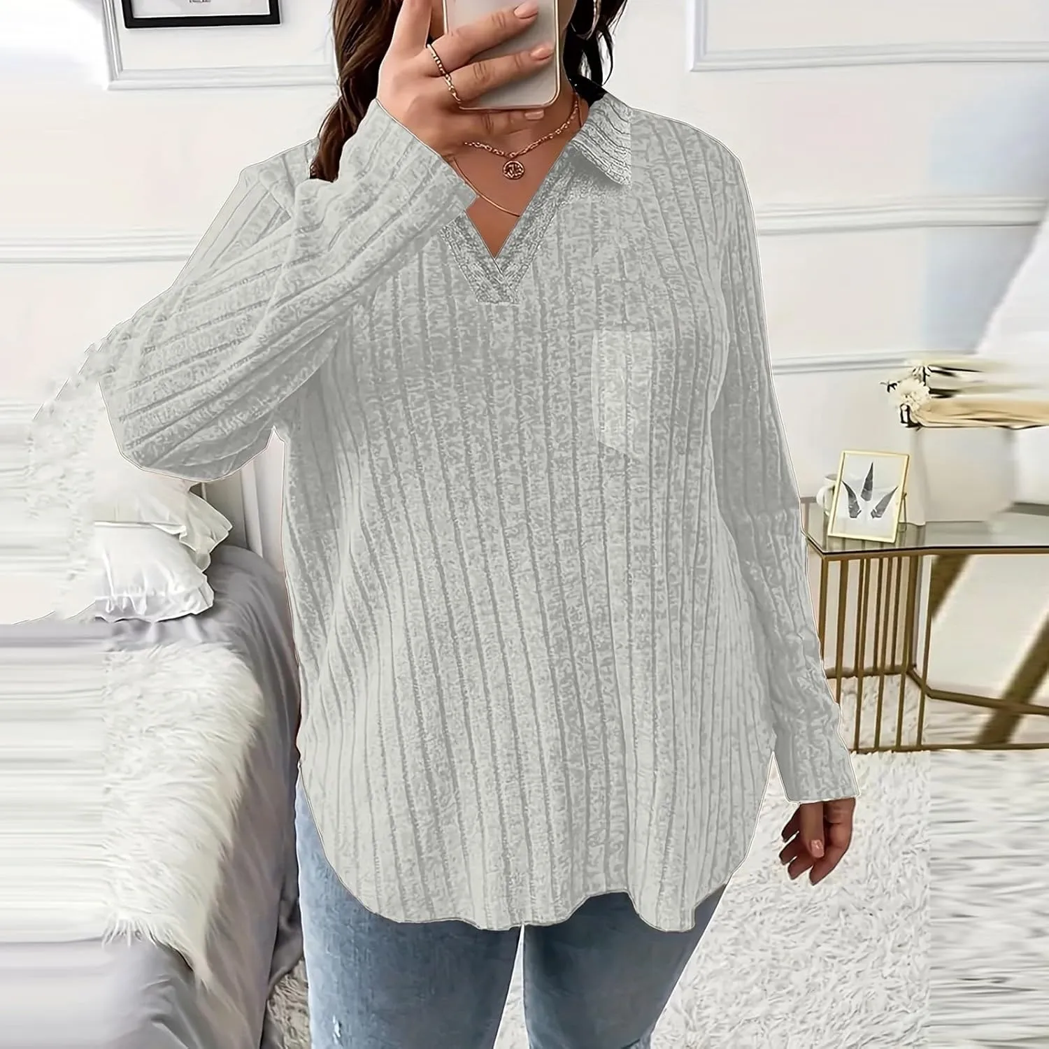 Fall Sweaters Womens 2024 Sweaters Women Long Sleeve Sweater Dress Trendy Tops for Women