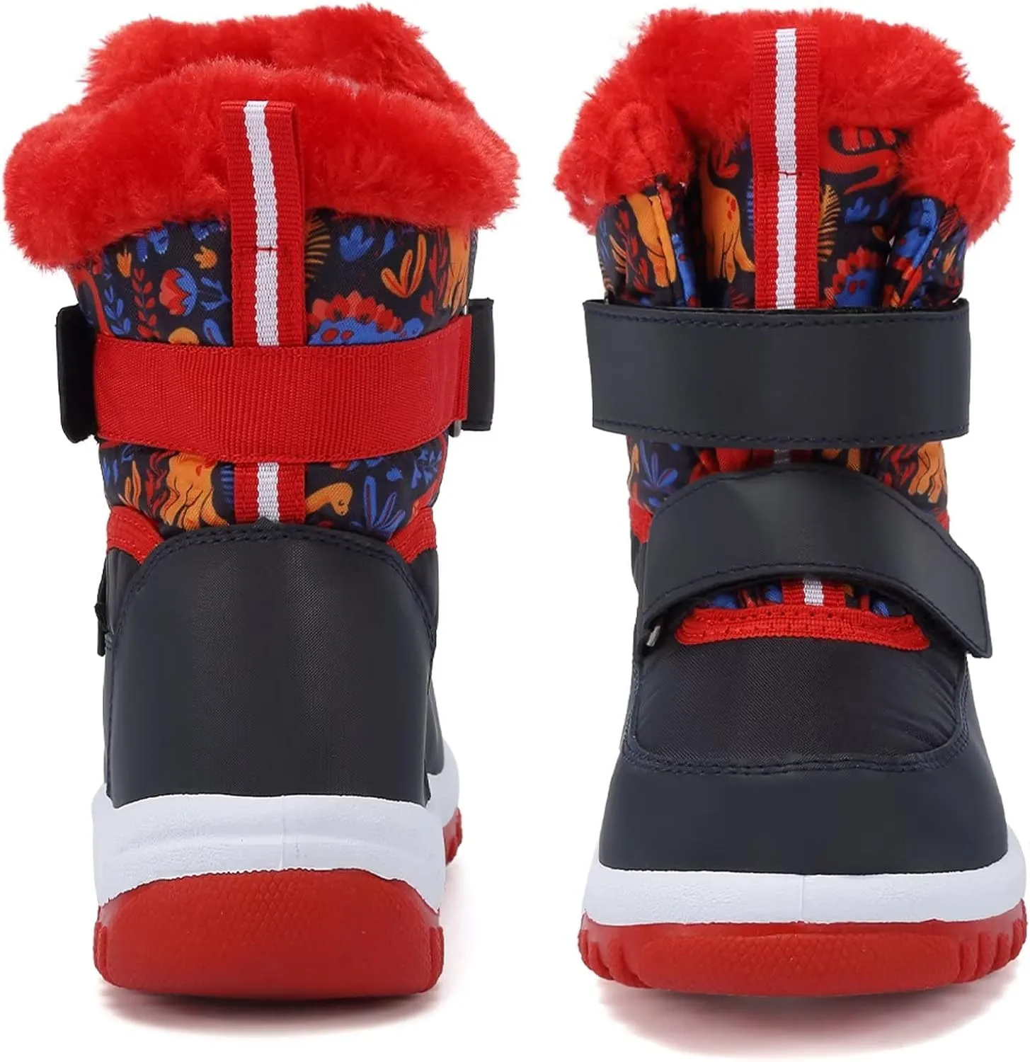 FANTURE Winter Snow Boots for Boy and Girl Outdoor with Fur Lined(Toddler/Little Kids)