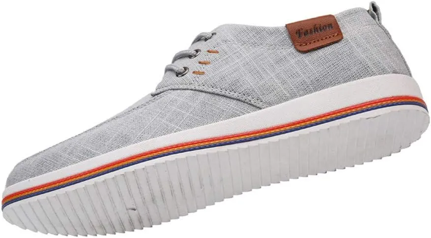 Fashion Men Shoes Outdoor Canvas Casual Comfortable Summer Men Casual Mid Top Shoes