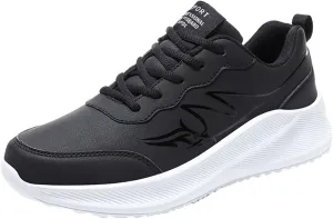 Fashion Men Sports Shoes Flat Thick Bottom Non Slip Lace Up Upper Comfortable Sneaker Shoes for Men Fashion