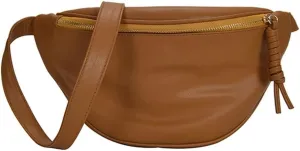 FMURY Crossbody Chest Bags PU Leather Ladies Belt Bag Waist Pack Women Waist Bag Fanny Pack Capacity