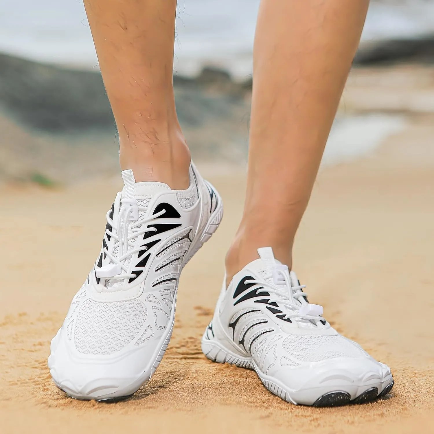 Footwear Pro Hike Barefoot Shoes Women Men Healthy & Non-Slip Barefoot Shoes for Women Waterproof Trail Running Beach Swim Surf Walking Hiking Shoes