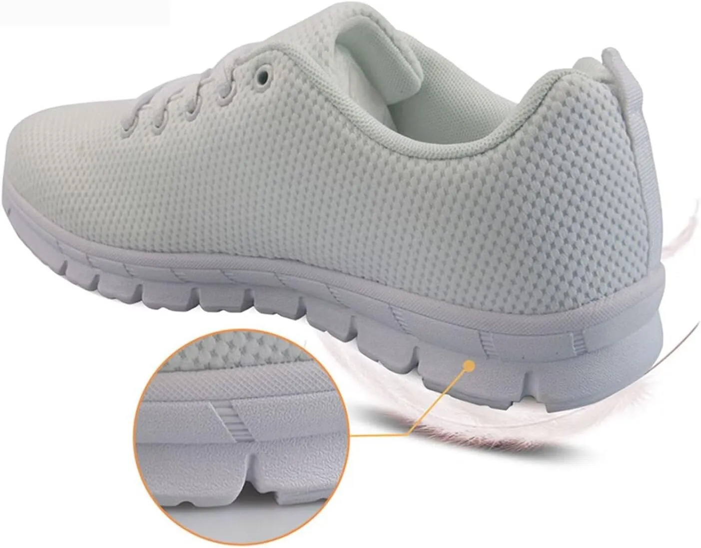 FOR U DESIGNS Kids Athletic Shoes Lace Up Sports Outdoor Sneakers Girls Walking Shoes Mesh Breathable Boys Running Tennis Shoes