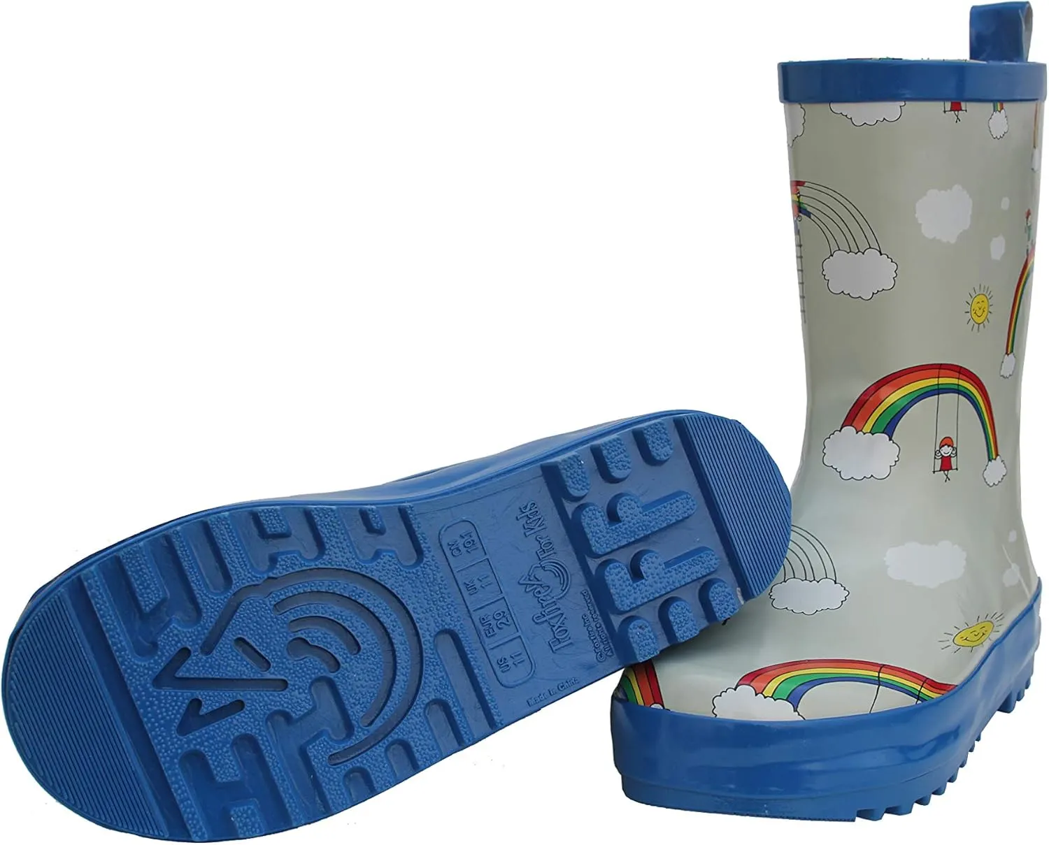 Foxfire for Kids Girls Rubber Rain Boots Toddler Children