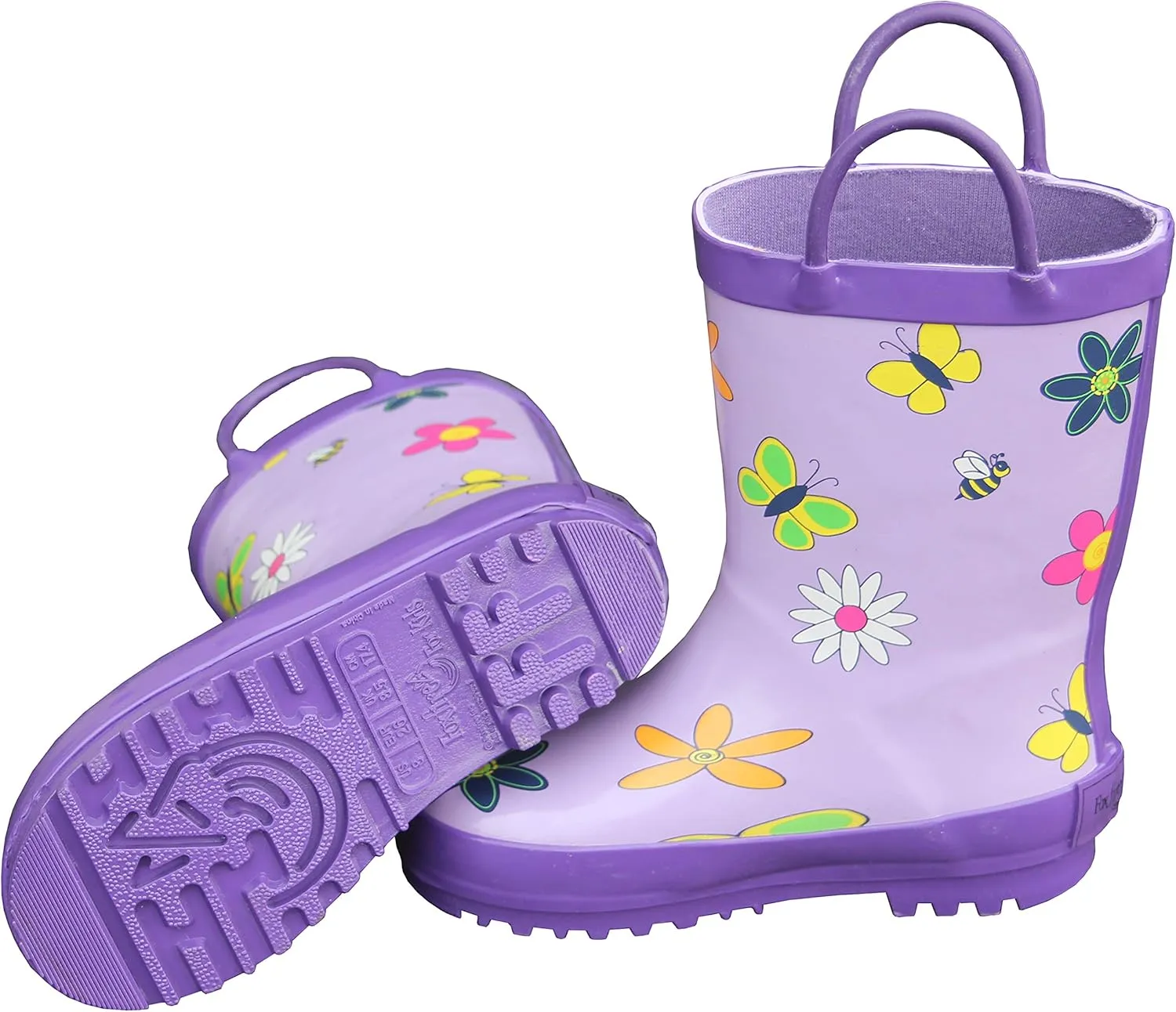 Foxfire for Kids Girls Rubber Rain Boots Toddler Children