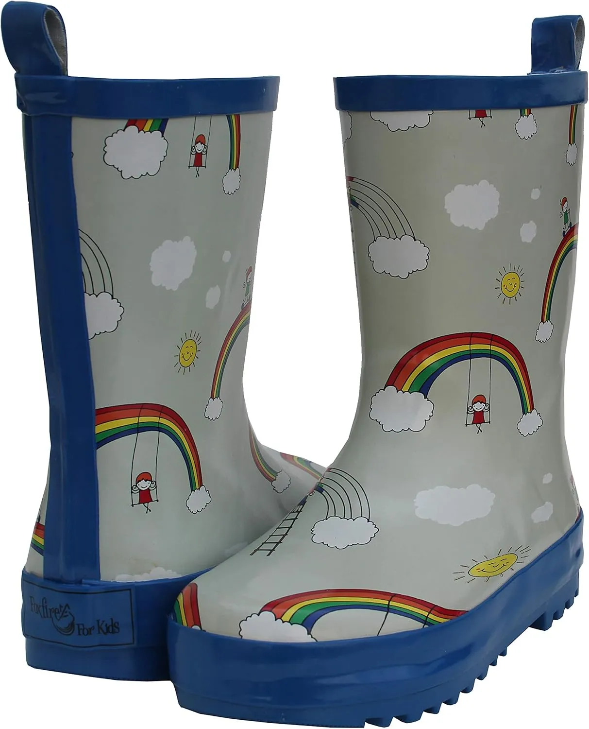 Foxfire for Kids Girls Rubber Rain Boots Toddler Children