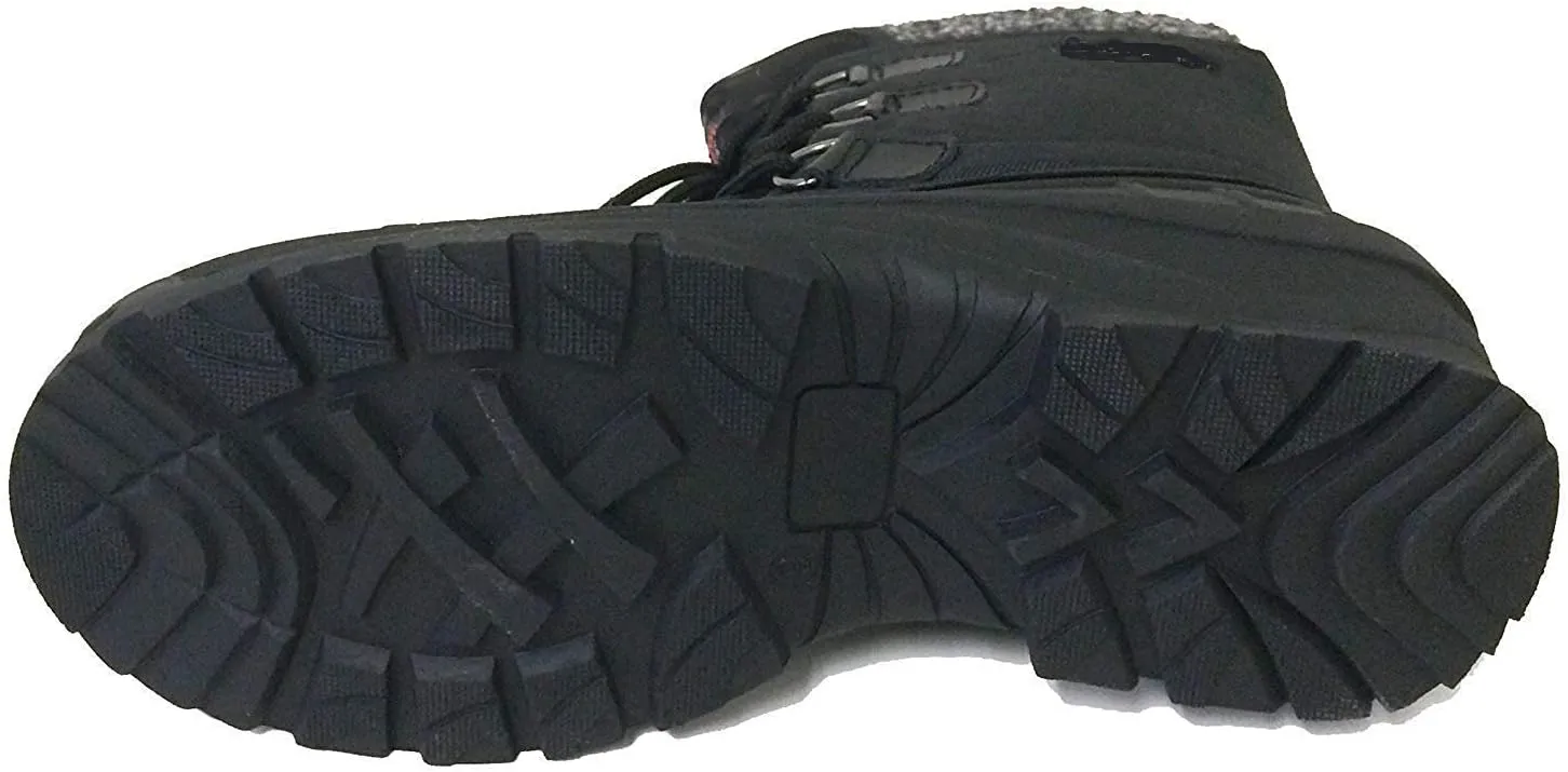 G4U-YC06S Men's Winter Boots Cold Weather Water Repellent Nylon 9" Thermolite Insulated Hiking Duck Warm Snow Shoes