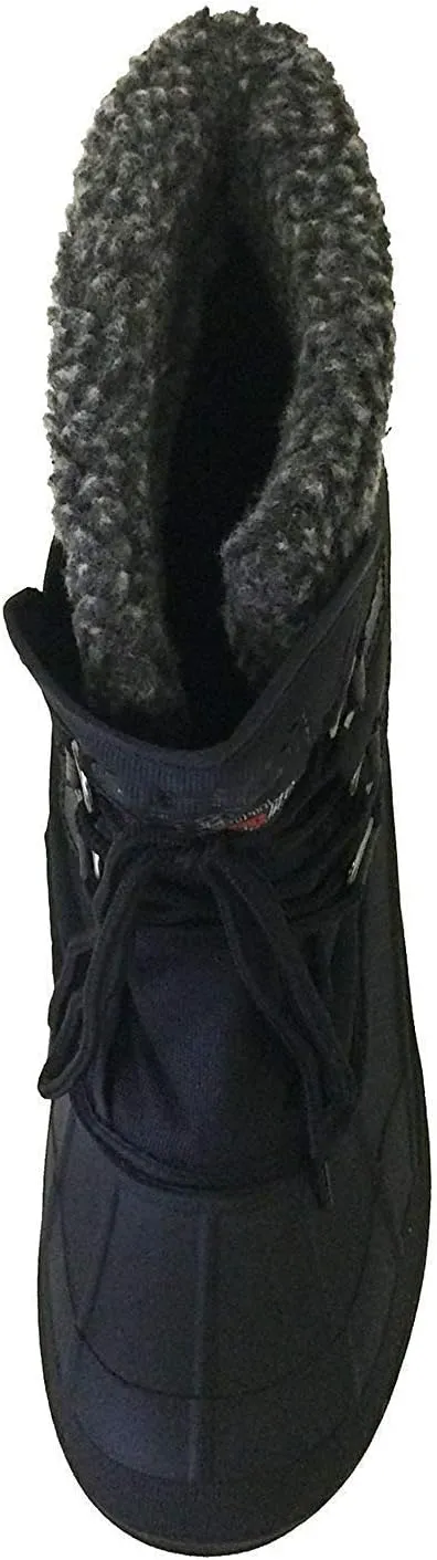 G4U-YC06S Men's Winter Boots Cold Weather Water Repellent Nylon 9" Thermolite Insulated Hiking Duck Warm Snow Shoes