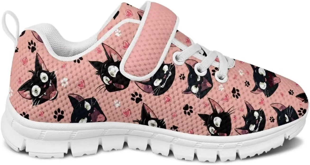 Girls Slip On Sneakers Cute Animal Little Kids Shoes School Tennis Shoes