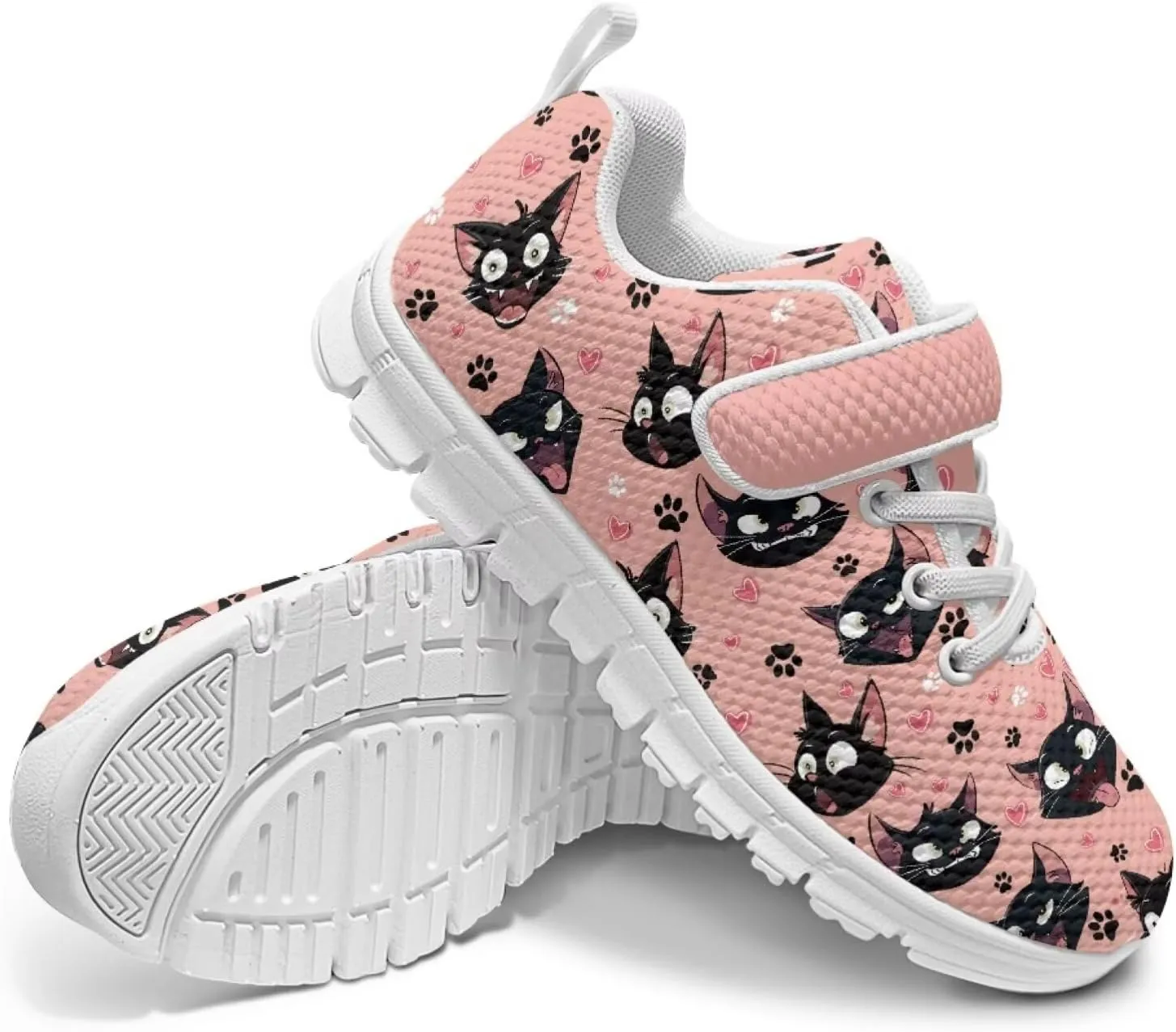 Girls Slip On Sneakers Cute Animal Little Kids Shoes School Tennis Shoes