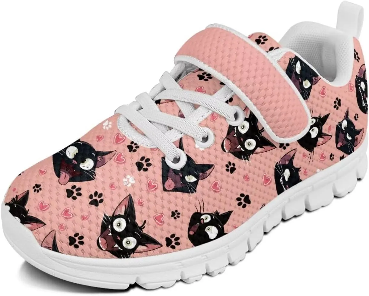 Girls Slip On Sneakers Cute Animal Little Kids Shoes School Tennis Shoes