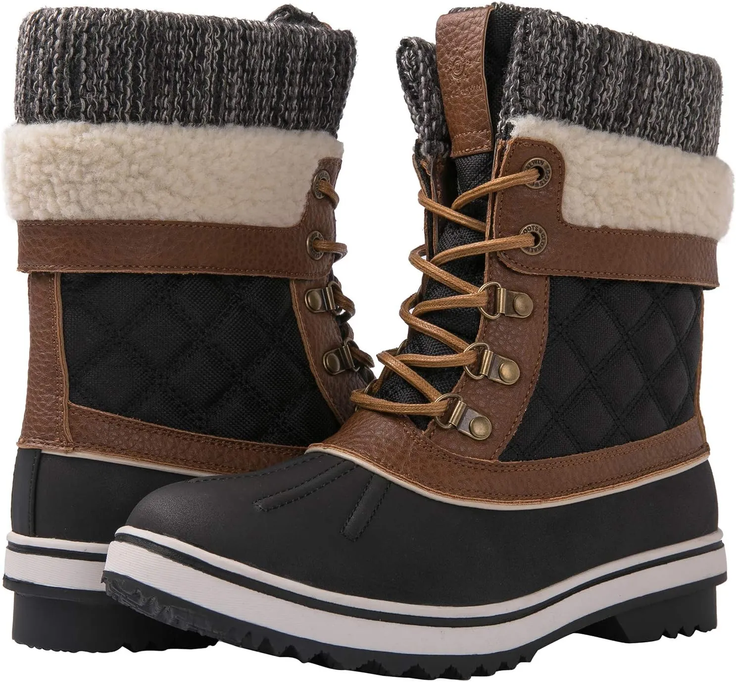 GLOBALWIN Women's Waterproof Winter Boots Snow Boots For Women
