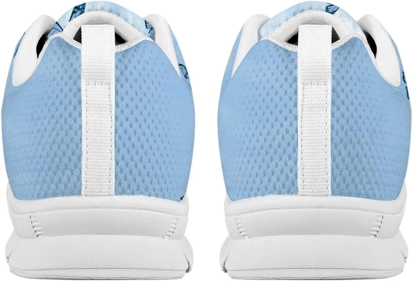 GOSTONG Womens Running Shoes Breathable Mesh Sneakers Non Slip Athletic Shoes Gym Training Outdoor Tennis Shoes White US 5-12