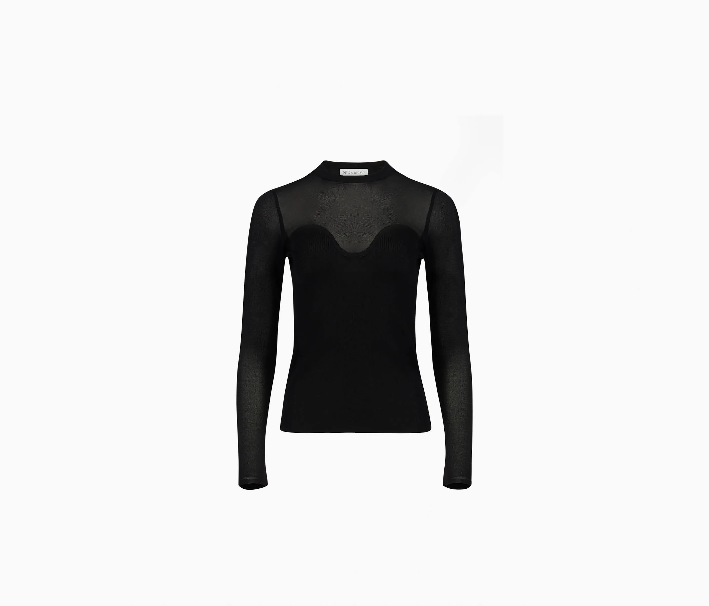 HEART NECKLINE TOP