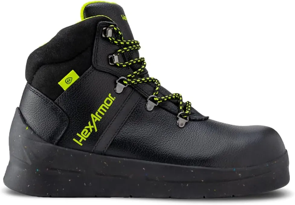 HexArmor Asphalt Work Safety Boots, 572F Heat, Anti-Shock, Slip, Water-Resistance