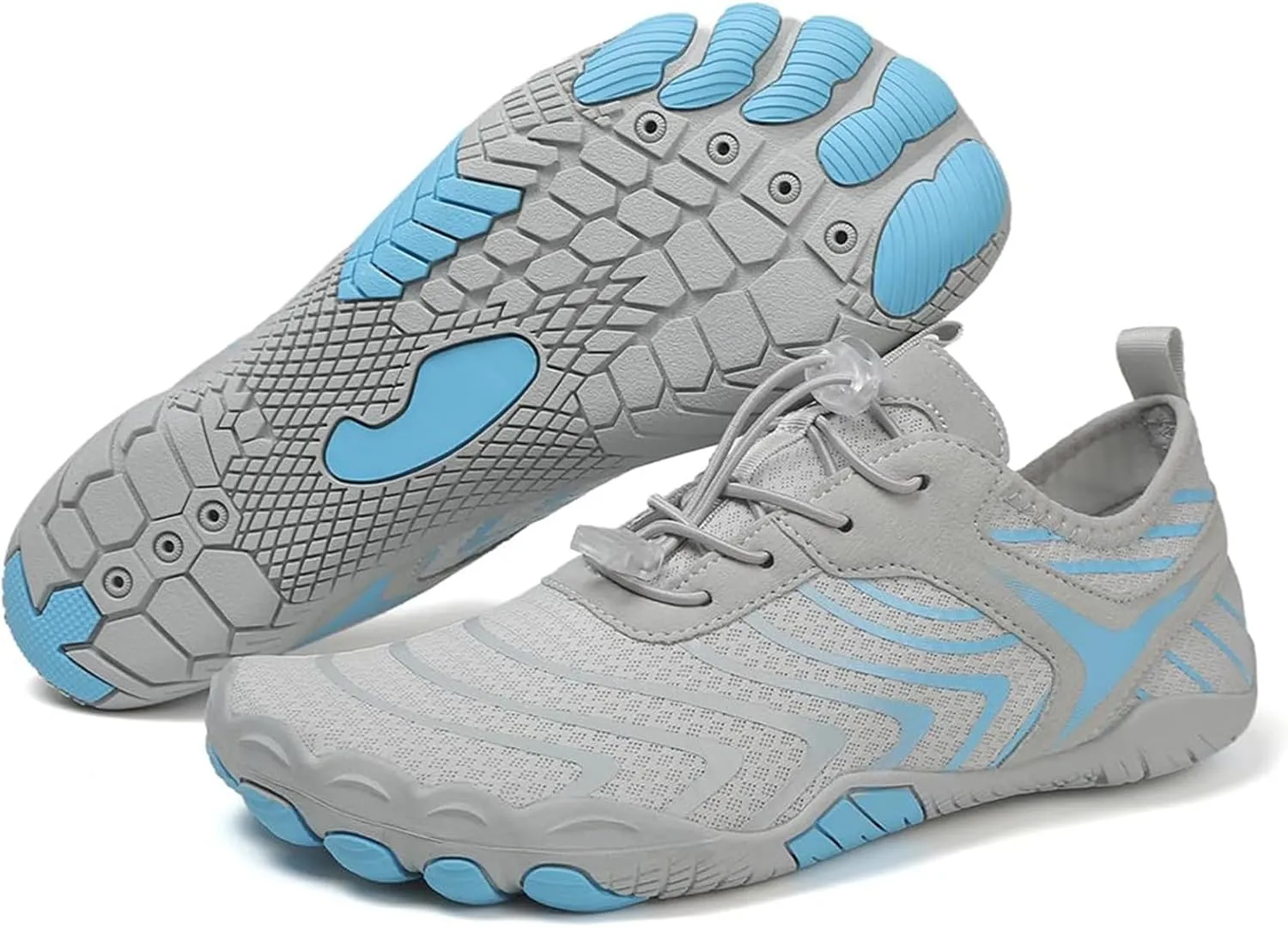 Hike Barefoot Shoes for Women Men Footwear Pro Bare Foot Shoes Wide Toe Box, Healthy & Non-Slip Trail Running Shoes, Breathable Beach Pool Swim Surf Hiking Shoes