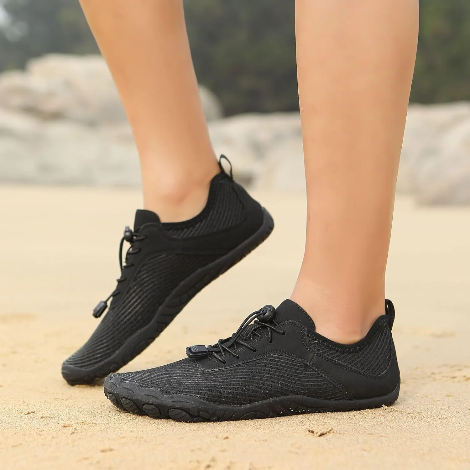 Hike Barefoot Shoes Women Mens Water Shoes Hiking Healthy Barefoot Shoe Women Men Wide Toe Box Non-Slip Barefoot Shoe Outdoor Waterproof Sneakers