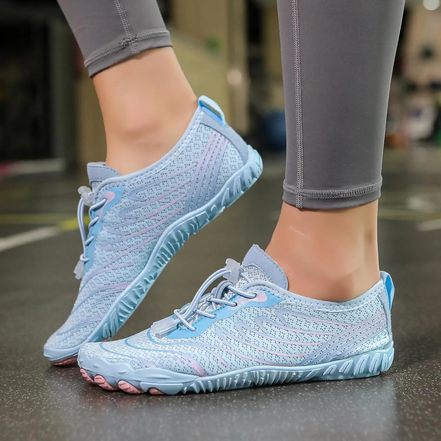 Hike Barefoot Shoes Womens Mens Footwear Pro Barefoot Shoes with Wide Toe Box Trail Running Shoes, Healthy Non-Slip Quick Dry Athletic Hiking Shoes