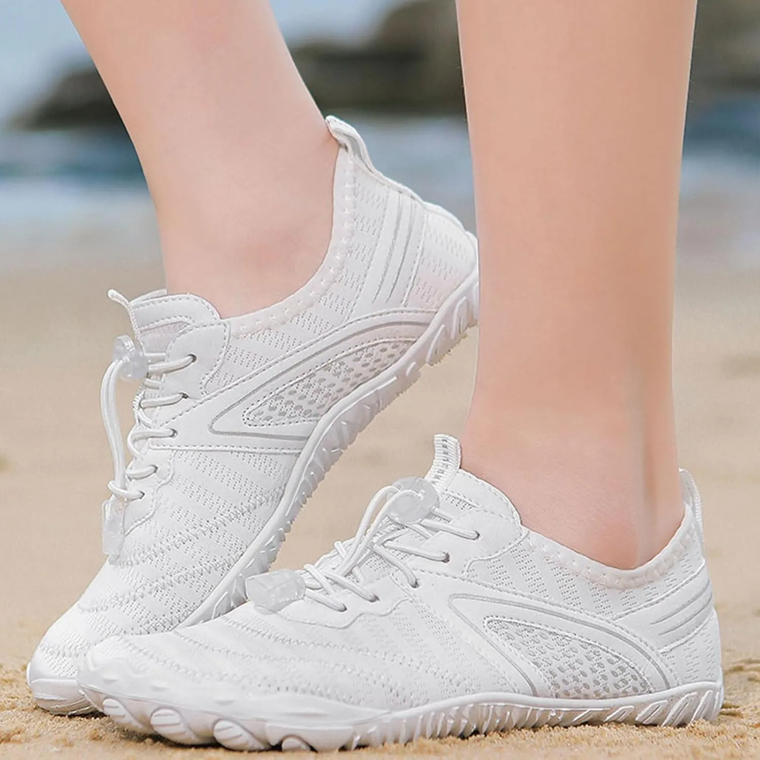 Hiking Footwear Barefoot Womens Shoes Non-Slip Outdoor Unisex Grounded Footwear Barefoot Shoes for Neuropathy Water Pro Barefoot Shoes Athletic Wide Toe Box Sneakers,Quick Dry,Waterproof,Beach