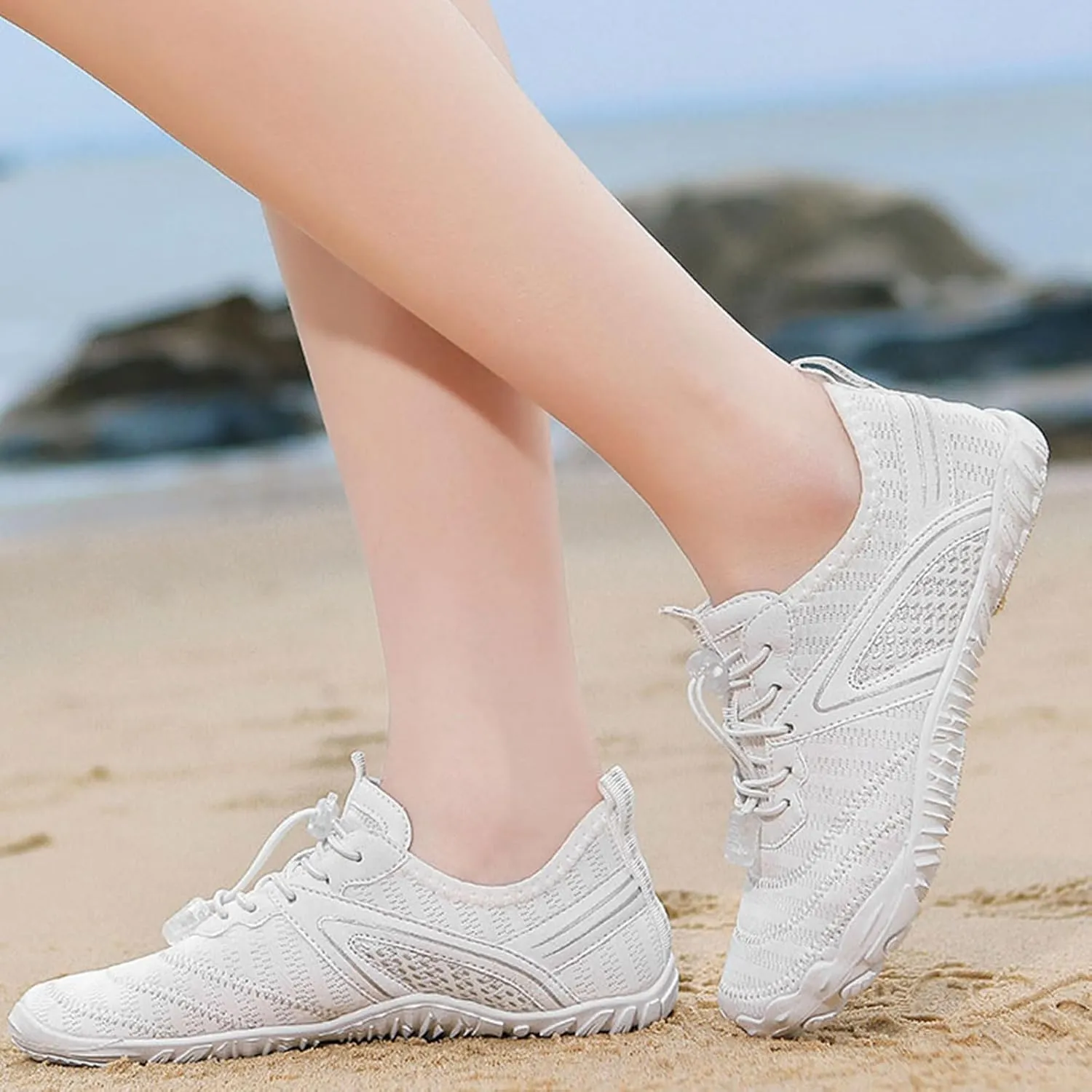 Hiking Footwear Barefoot Womens Shoes Non-Slip Outdoor Unisex Grounded Footwear Barefoot Shoes for Neuropathy Water Pro Barefoot Shoes Athletic Wide Toe Box Sneakers,Quick Dry,Waterproof,Beach