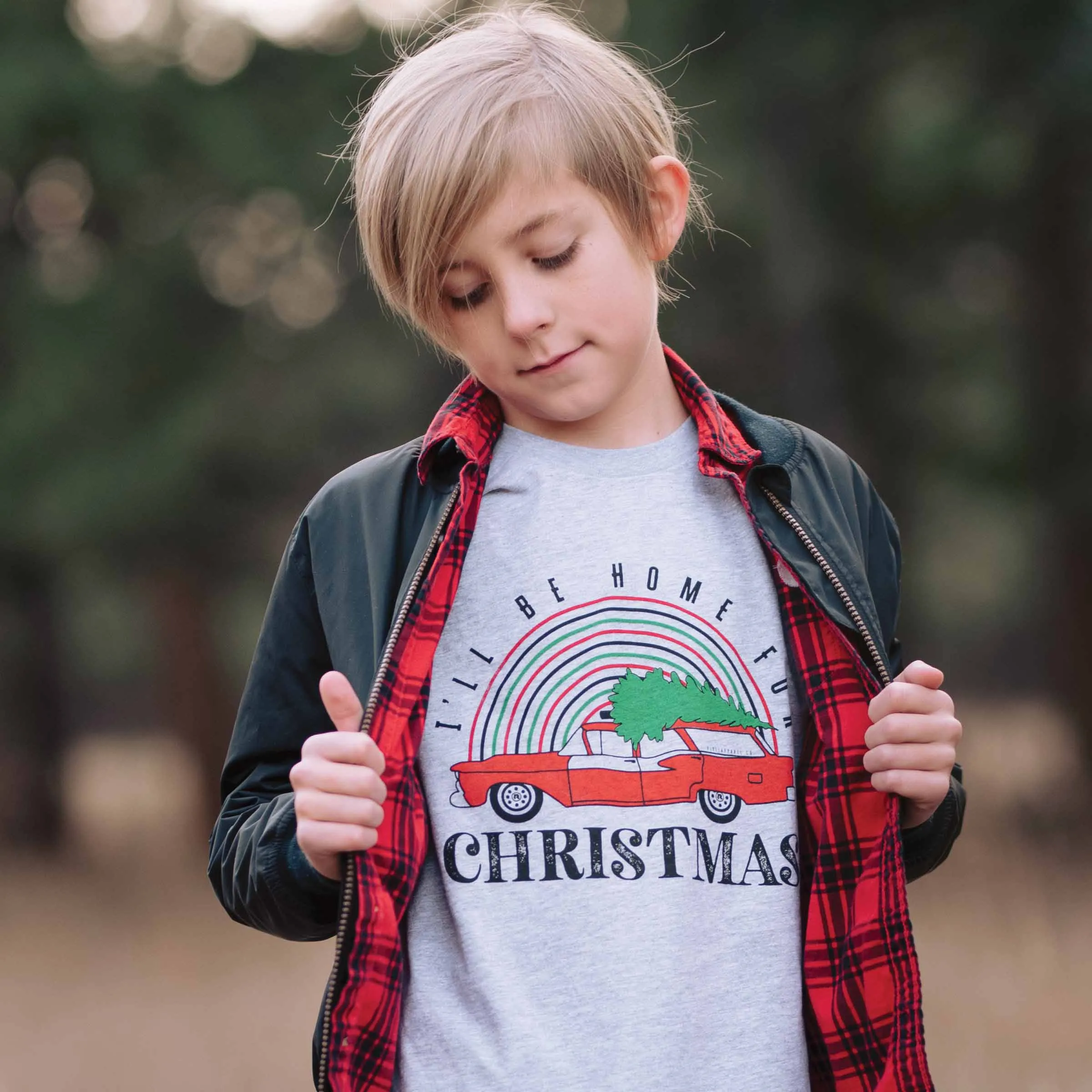 Home For Christmas Kids Tee Shirt