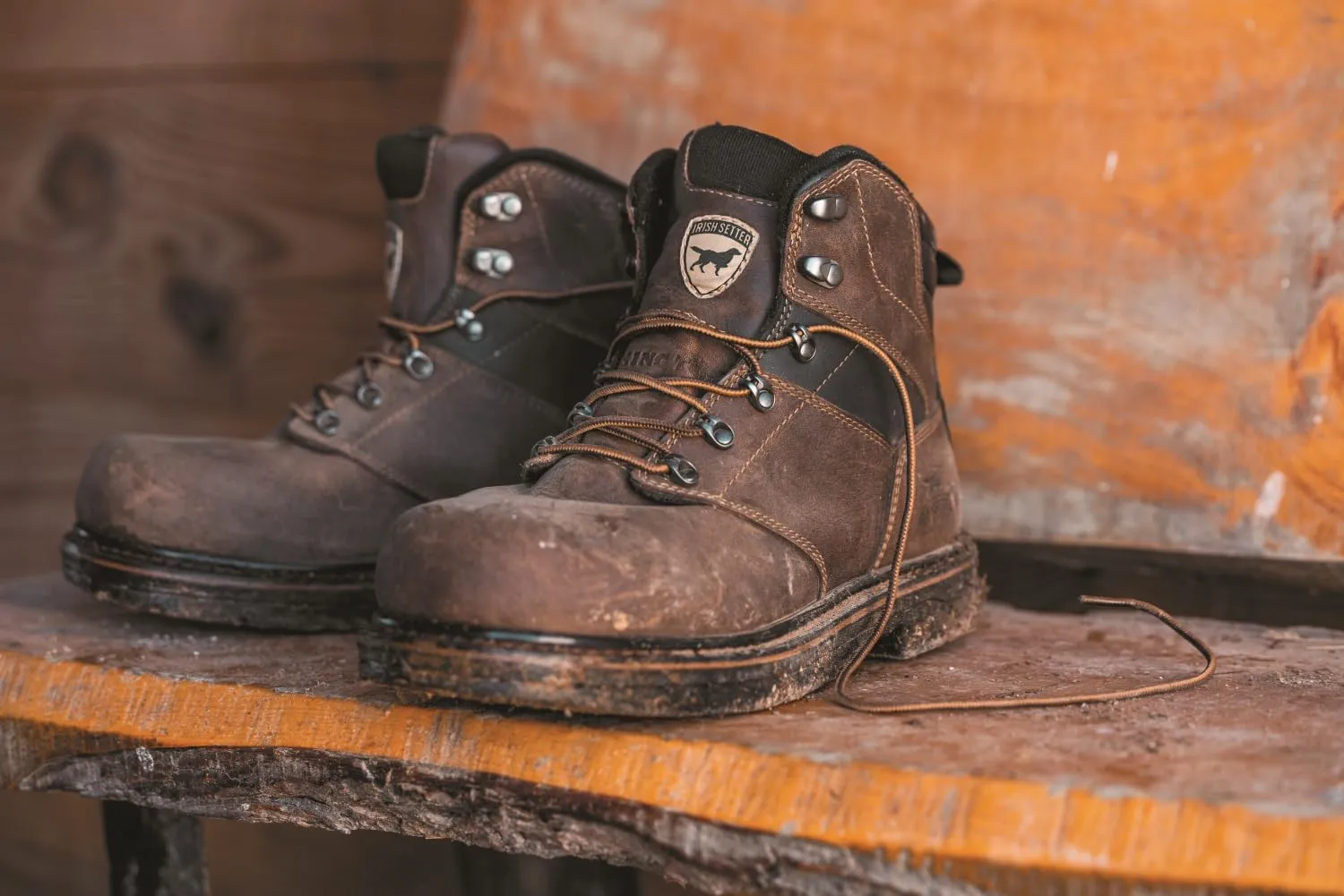 Irish Setter, Farmington KT, Mens, 6", Non-Metallic Safety Toe, Work Boot