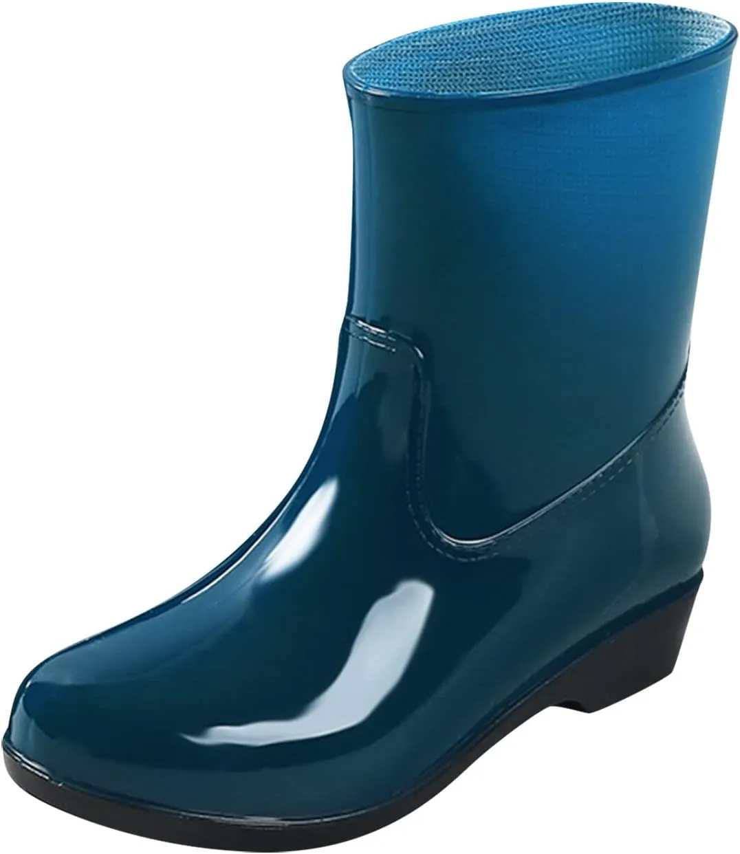 IWIHMIV Women's Rain Boots Rain Boots for Women Waterproof Rubber Boots Outdoor Comfort Boots Non-Slip Women Rain Shoes
