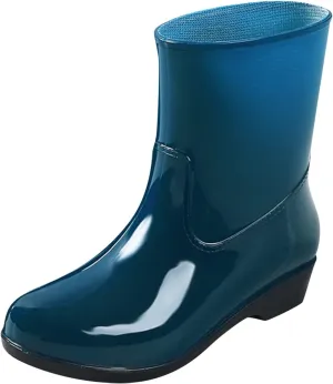 IWIHMIV Women's Rain Boots Rain Boots for Women Waterproof Rubber Boots Outdoor Comfort Boots Non-Slip Women Rain Shoes