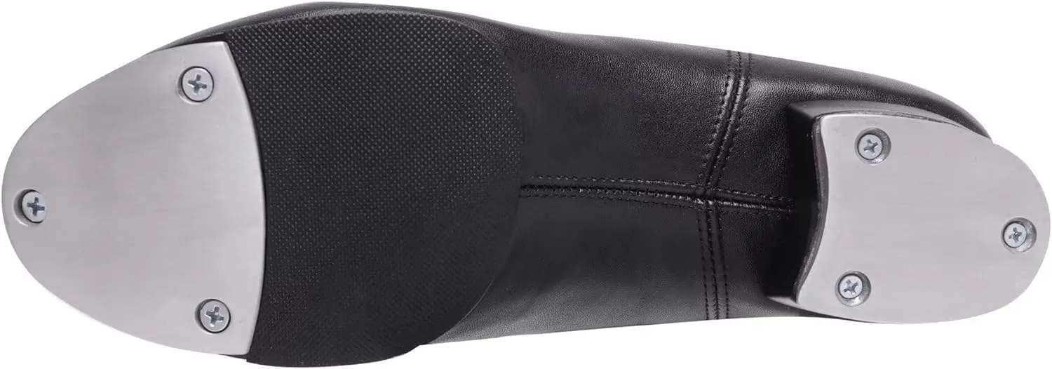 Jazz Tap Shoes for Woman: Leather Lace Up Tap Dance Shoes for Girls and Adult - Flat Heel Split Sole Tap Jazz Shoes for Boys and Man