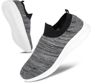 JIAFO Mens Shoes Walking Shoes for Men Mens Slip On Shoes Sneakers for Men, Casual Athletic Running, Lightweight Breathable Mesh Knit