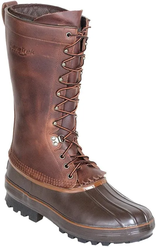 Kenetrek 13 Inch Grizzly Pacboot, Leather, Insulated, Vulcanized Rubber Bottom, Winter Boot