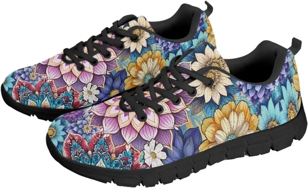 Kuiaobaty Walking Running Tennis Shoes Women's Fashion Sneakers Men's Athletic Shoes Lace-up Lightweight Breathable