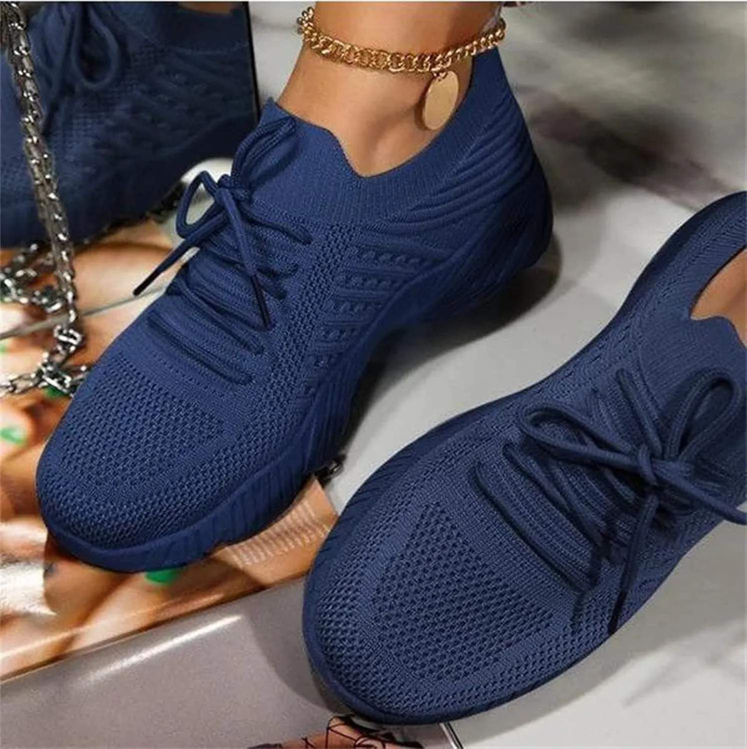 Ladmiple Tennis Shoes Womens Walking Running Slip On Lightweight Casual Non Slip Athletic Gym Comfort Fashion Sneakers 2025