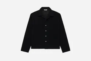 Loop Collar Shirt ~ Black Mesh