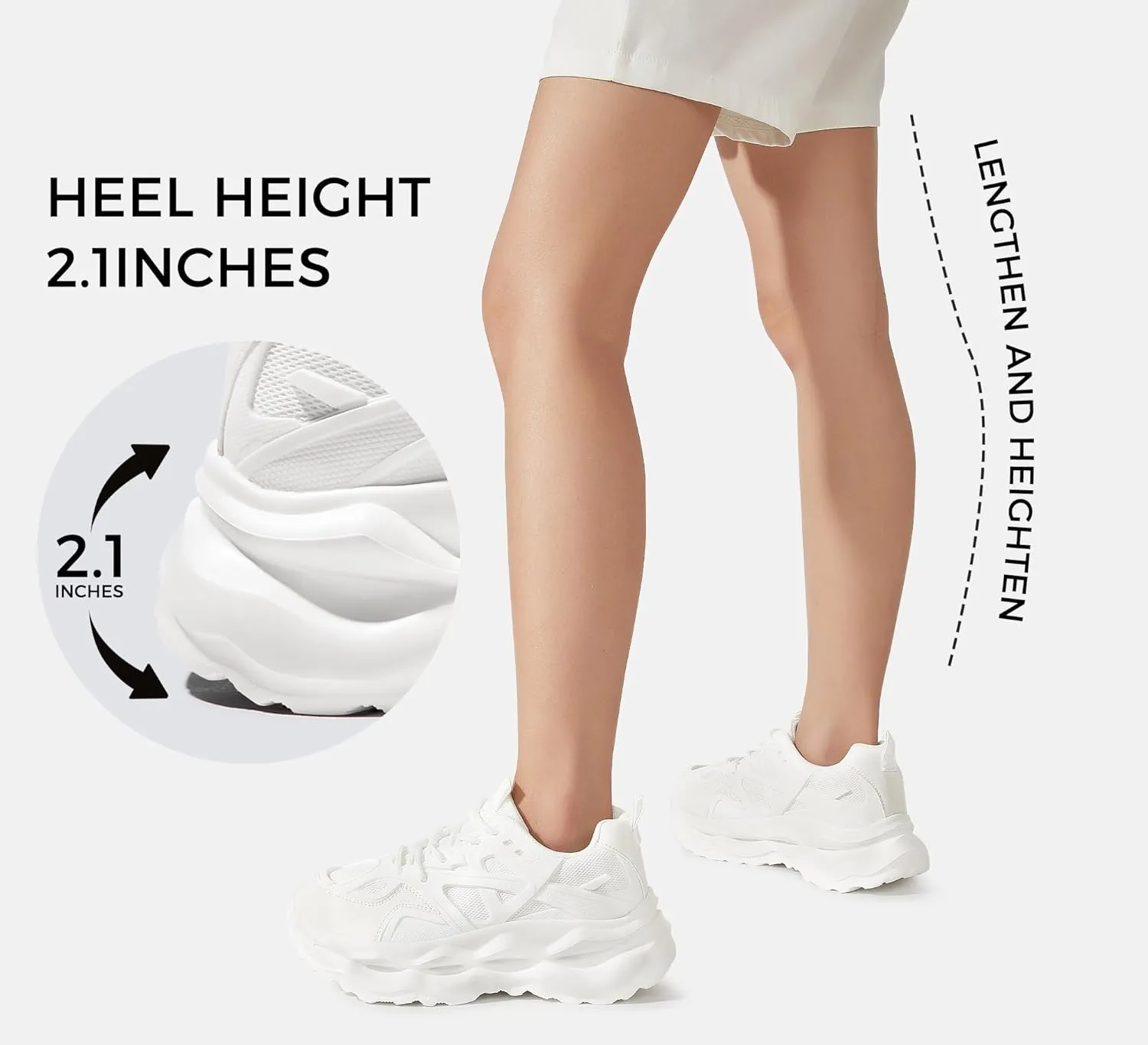 LUCKY STEP Women 's Chunky Sneakers 90s Fashion Thick Dad Rave Sparkly Bling Rhinestone Platform Casual Running Walking Shoes