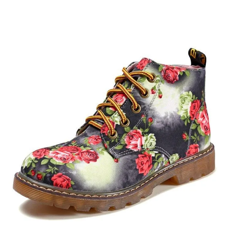 Martin Boots Female British Style Spring and Autumn Students Korean Style Short Tube