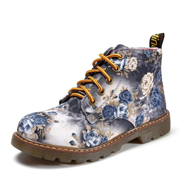 Martin Boots Female British Style Spring and Autumn Students Korean Style Short Tube